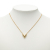 Louis Vuitton AB Louis Vuitton Gold Gold Plated Metal Essential V Necklace Italy