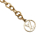 Louis Vuitton AB Louis Vuitton Gold Gold Plated Metal Essential V Necklace Italy
