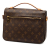 Louis Vuitton B Louis Vuitton Brown Monogram Canvas Fabric Monogram Pochette Metis France