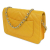 Chanel AB Chanel Yellow Caviar Leather Leather CC Chevron Caviar Wallet On Chain Italy