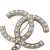 Chanel B Chanel Gold with White Pearl Gold Plated Metal CC Faux Pearl Brooch France