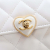 Chanel White Lambskin Leather Leather Mini Quilted Lambskin CC Enamel Heart Clutch With Chain Italy