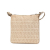 Fendi B Fendi Brown Beige Canvas Fabric Zucchino Crossbody Italy