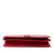Saint Laurent AB Saint Laurent Red Calf Leather Smooth Ombre skin Monogram Kate Clutch Italy