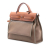 Hermès B Hermès Brown Light Brown Canvas Fabric Toile Herbag Zip 31 France