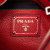 Prada AB Prada Red Calf Leather Vitello Daino Clutch Italy