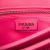 Prada AB Prada Pink Saffiano Leather Lux Lock Chain Flap Italy