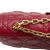 Christian Dior AB Dior Red Lambskin Leather Leather Medium Lambskin Cannage DiorAddict Flap Italy