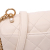Chanel AB Chanel White Ivory Calf Leather Small Quilted skin Pearl CC Accordion Flap Italy