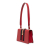 Gucci AB Gucci Red Calf Leather Small Sylvie Web Satchel Italy