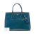 Prada B Prada Blue Saffiano Leather Medium Vernice Parabole Tote Italy