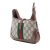 Gucci B Gucci Brown Beige Coated Canvas Fabric Mini GG Supreme Web Jackie 1961 Crossbody Italy