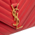 Saint Laurent B Saint Laurent Red Calf Leather Small Chevron skin Monogram Envelope Bag Italy