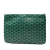 Goyard AB Goyard Green Coated Canvas Fabric Goyardine Senat MM France