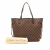 Louis Vuitton Neverfull MM Canvas Pre-2013 Shopper Shoulder Bag Damier Ebene