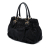 Prada B Prada Black Nylon Fabric Tessuto Gaufre Satchel Italy