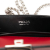 Prada AB Prada Red Calf Leather City skin Studded Elektra Clutch with Chain Italy
