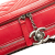 Chanel B Chanel Red Lambskin Leather Leather Small Quilted Glazed Calfskin Coco Boy Camera Bag Italy