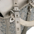 Christian Dior B Dior Gray Satin Fabric Mini Cannage Strass Crystal Embellished Lady Dior Italy