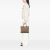 Fendi B Fendi Brown Beige Canvas Fabric Zucchino Tote Italy