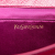 Saint Laurent Pink Dark Pink Patent Leather Leather Large Textured Patent Belle De Jour Clutch Italy
