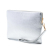 Celine AB Celine Silver Calf Leather Metallic skin Cuir Triomphe Zip Pouch Italy