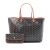 Goyard AB Goyard Black Coated Canvas Fabric Goyardine Saint Louis PM France