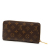 Louis Vuitton B Louis Vuitton Brown Monogram Canvas Fabric Monogram Zippy Long Wallet Spain