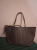 Maison Mollerus Shopper Silber Taupe