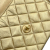 Chanel B Chanel Gold Lambskin Leather Leather Mini Square Classic Lambskin Single Flap France
