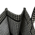 Christian Dior B Dior Black Canvas Fabric Large Houndstooth Embroidered Book Tote Italy