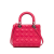 Christian Dior B Dior Pink Hot Pink Lambskin Leather Leather Medium Lambskin Cannage Lady Dior Italy