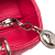 Christian Dior B Dior Pink Hot Pink Lambskin Leather Leather Medium Lambskin Cannage Lady Dior Italy
