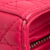 Christian Dior B Dior Pink Hot Pink Lambskin Leather Leather Medium Lambskin Cannage Lady Dior Italy