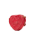 Louis Vuitton B Louis Vuitton Red Calf Leather skin Embellished New Wave Love Lock Crossbody Italy