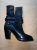 Navyboot Lederstiefeletten mit Riemen und Schnallen