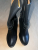 Navyboot Lederstiefeletten mit Riemen und Schnallen