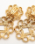 Saint Laurent Gold-tone Dangling Clip-on Earrings