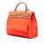 Hermès Herbag PM Canvas 1 pouch Top-handle Handbag Orange