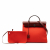 Hermès Herbag PM Canvas 1 pouch Top-Handle Handbag Orange