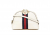 Gucci B Gucci White Calf Leather Small Ophidia Dome Crossbody Italy