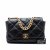 Chanel 19 Maxi Lambskin Leather Matelassè Flap Handbag Black