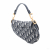 Christian Dior Saddle Mini Canvas Embroidery Shoulder Bag Oblique Blue