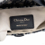 Christian Dior Saddle Mini Canvas Embroidery Shoulder Bag Oblique Blue