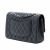 Chanel Classic Double Flap Medium Caviar Leather Matelassè Shoulder Bag Black