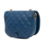 Chanel B Chanel Blue Calf Leather Quilted Grained skin Casual Trip Messenger France
