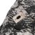 Chanel B Chanel Gray with Black Nylon Fabric CC Tweed Print Single Flap Italy