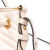 Gucci B Gucci White Calf Leather GG Marmont Matelasse Bucket Bag Italy