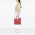 Burberry B Burberry Red Calf Leather Grained Baynard Tote Romania