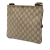 Gucci AB Gucci Brown Beige Coated Canvas Fabric GG Supreme Crossbody Italy